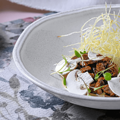 Soup plate of Ceramic Daily Snow 20cm