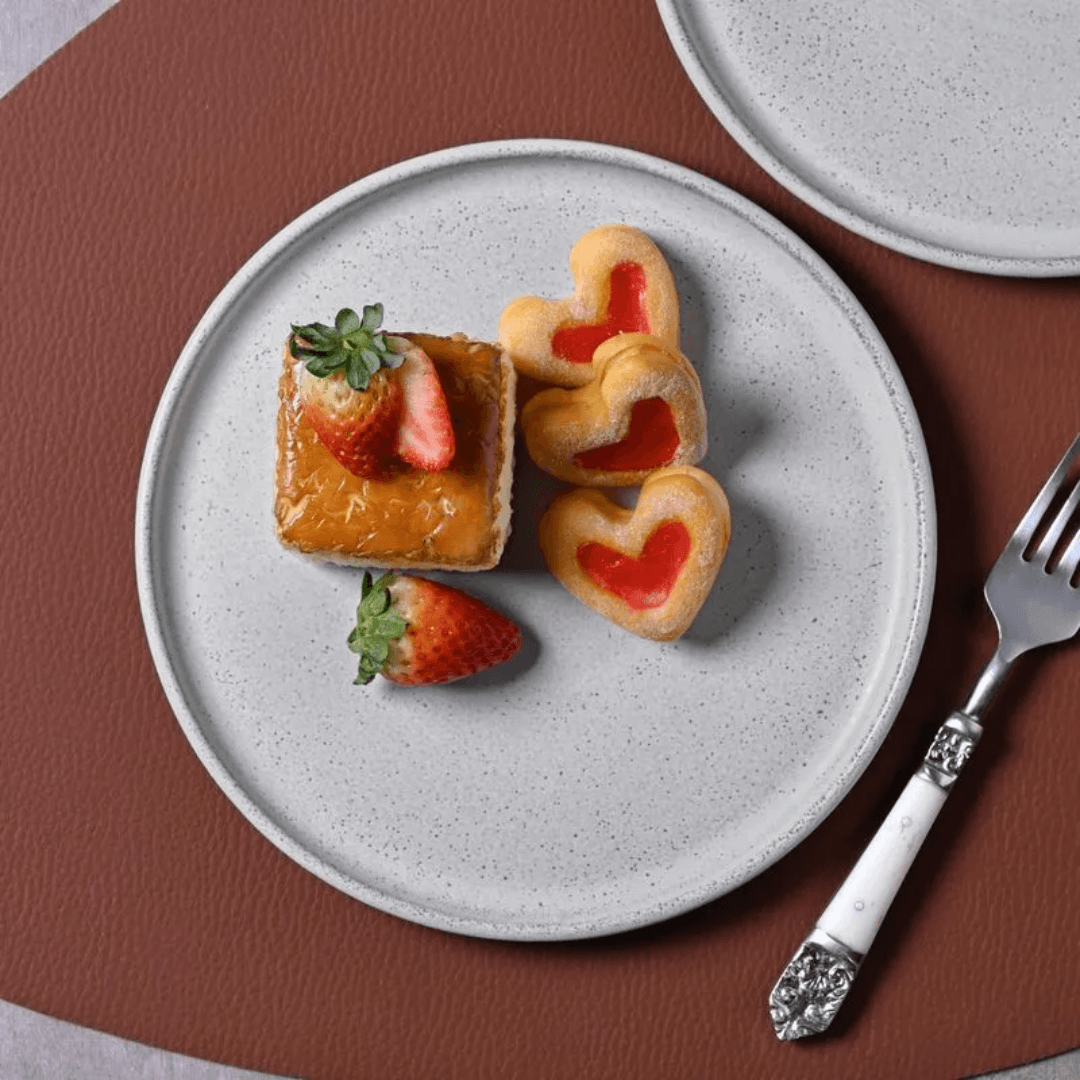 Dessert plate Daily Snow of Ceramic 19,5cm