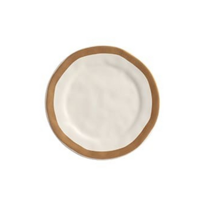 Dessert plate with Filete Amassado Beige 20cm
