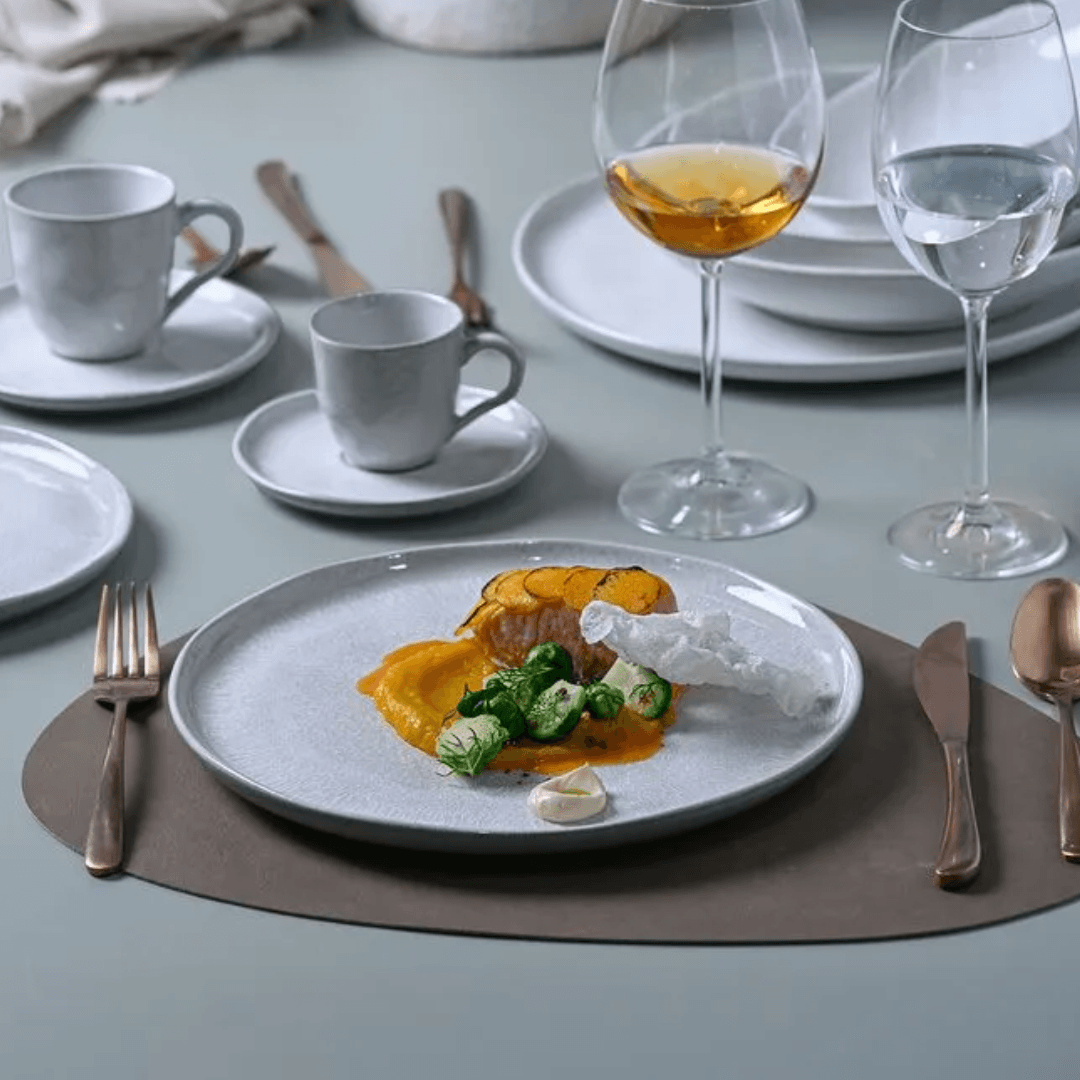 Dessert plate Luz Gold Gray 21,5ml