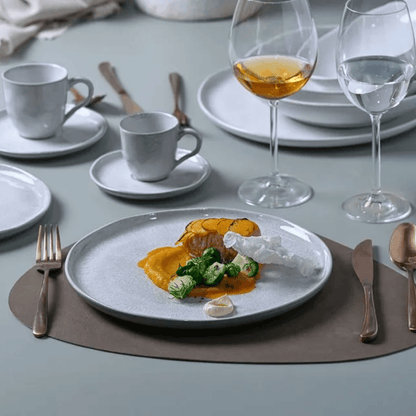 Dessert plate Luz Gold Gray 21,5ml