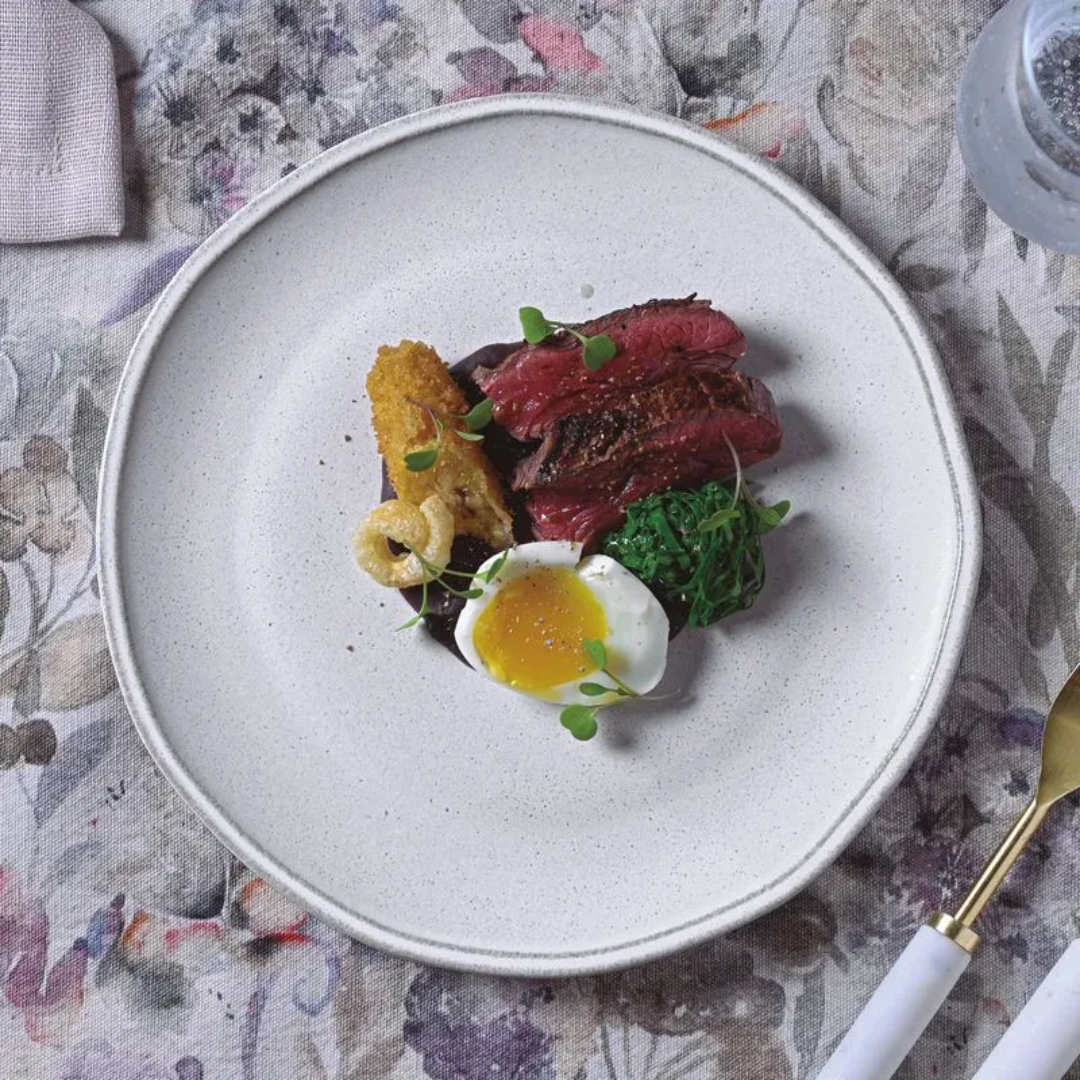 Dinner plate of Ceramic Daily Show 25cm
