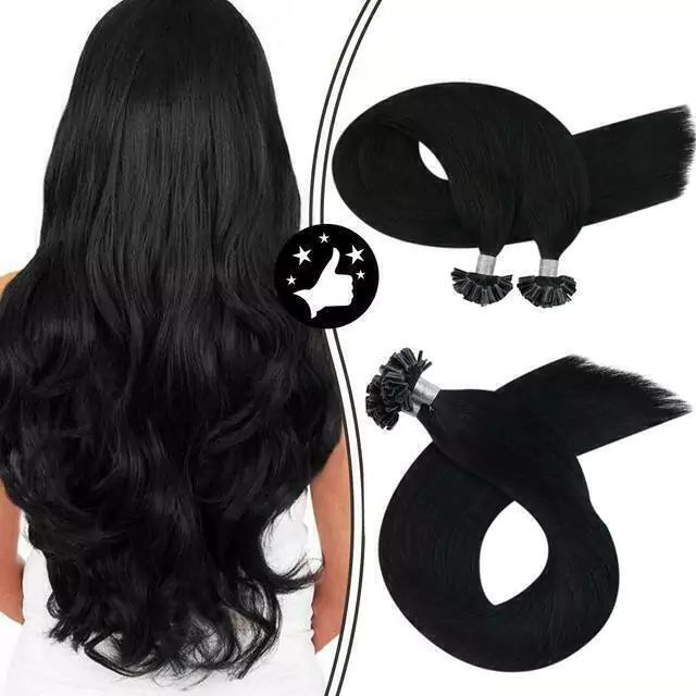 Cabelo Natural na queratina pronto para aplicação por profissional