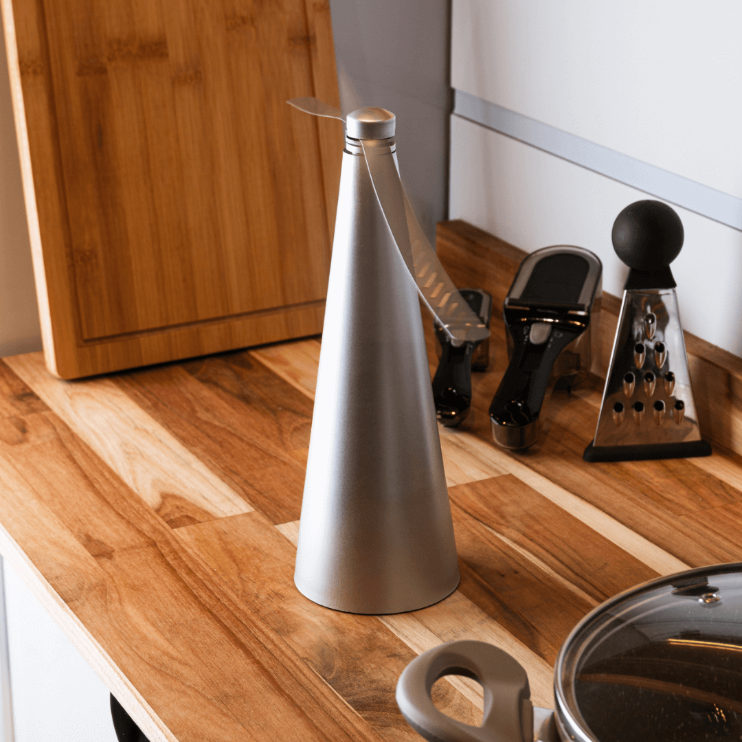Tabletop repellent fan insect repeller Silver