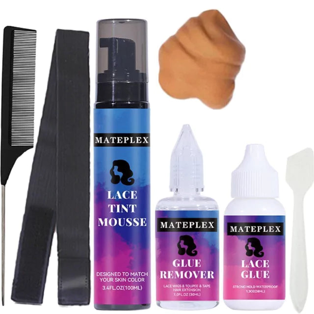 Kit para laces e perucas em geral ,cola removedor pomada modeladora e spray
