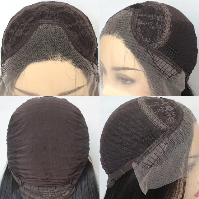 Lace wig com disfarce frontal