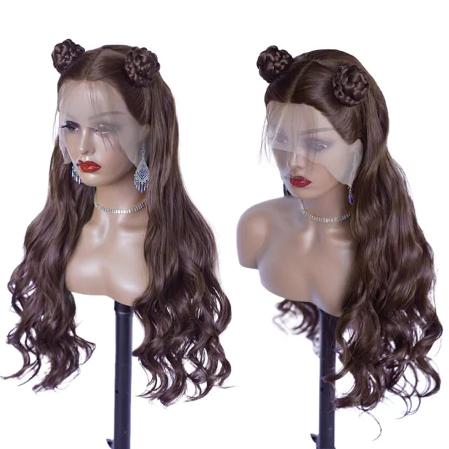 Lace wig com disfarce frontal