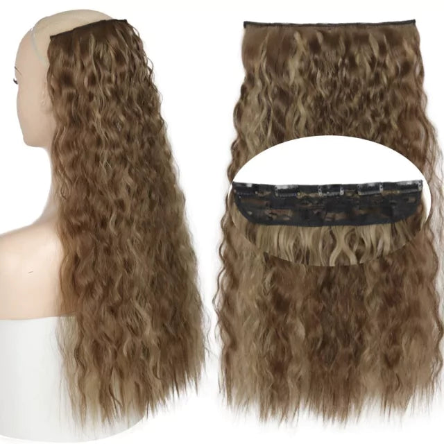 Aplique encaracolado cachos soltos em tic tac cabelo orgânico