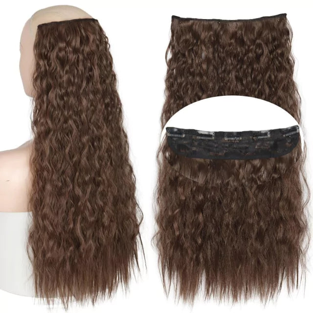 Aplique encaracolado cachos soltos em tic tac cabelo orgânico