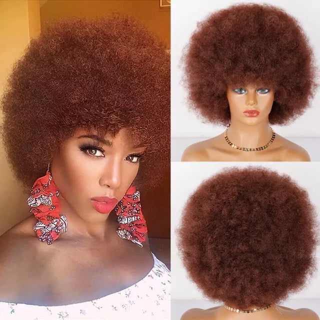 Peruca wig cabelo crespo