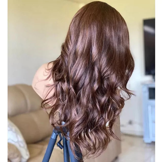 Lace wig com disfarce frontal