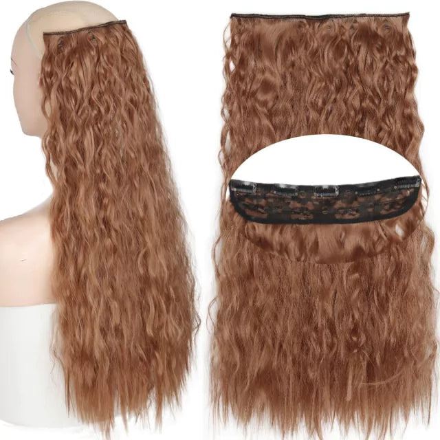 Aplique encaracolado cachos soltos em tic tac cabelo orgânico
