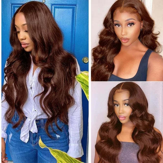 Lace wig com disfarce frontal