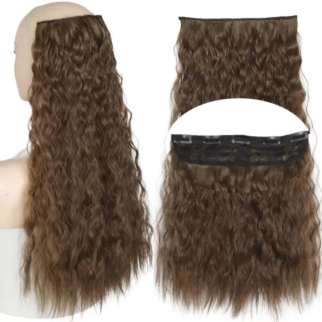 Aplique encaracolado cachos soltos em tic tac cabelo orgânico