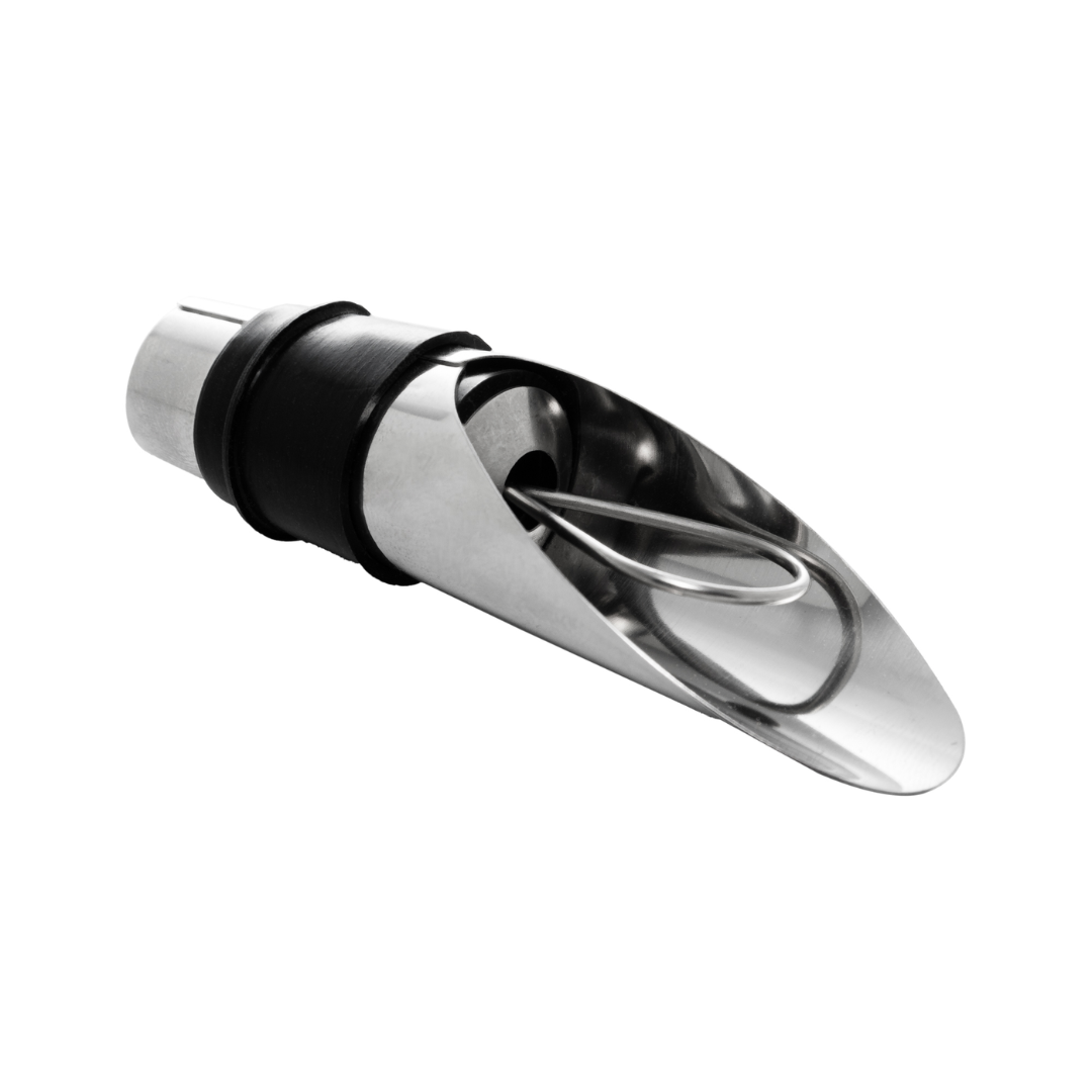 Corkscrew set and Pour spout Stainless steel 2 Pieces