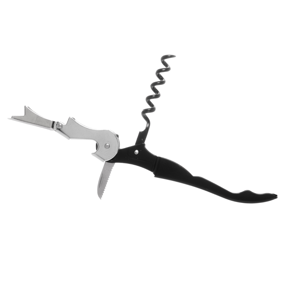 Corkscrew set and Pour spout Stainless steel 2 Pieces