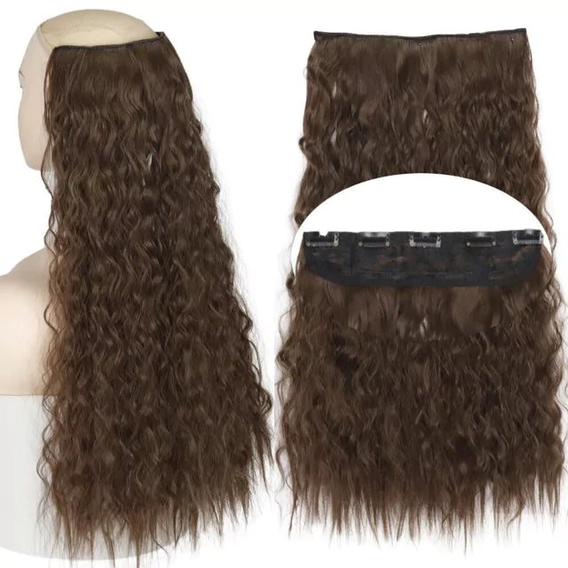 Aplique encaracolado cachos soltos em tic tac cabelo orgânico