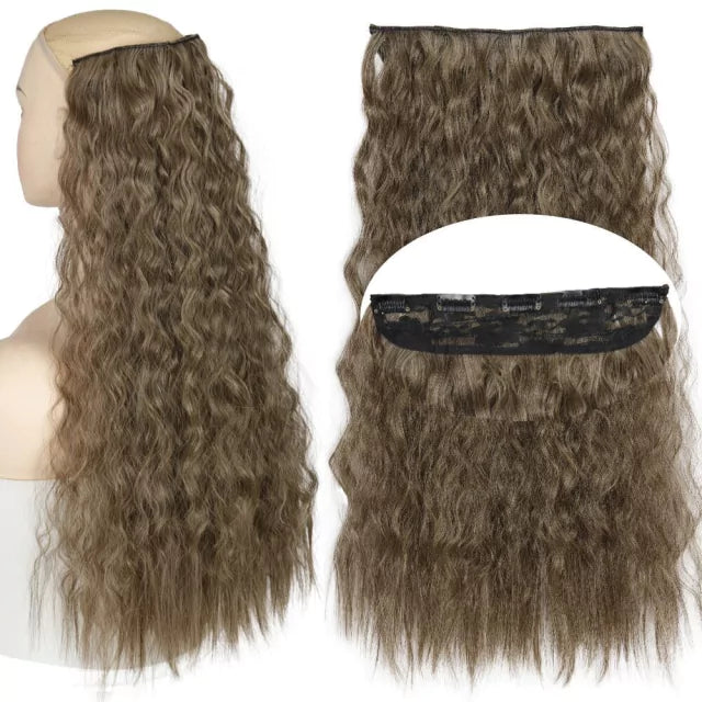 Aplique encaracolado cachos soltos em tic tac cabelo orgânico