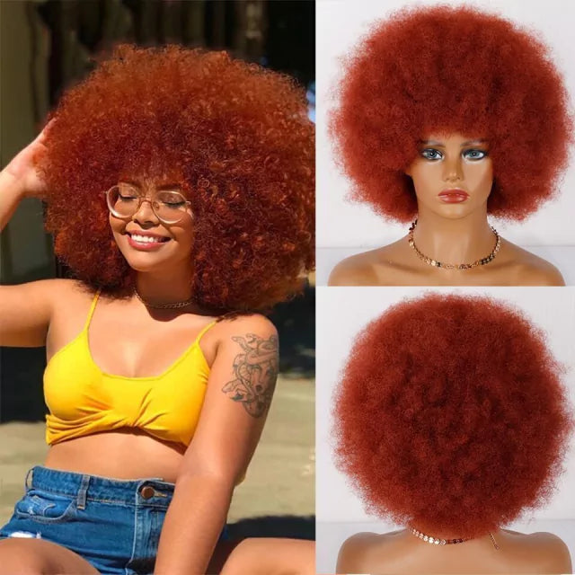 Peruca wig cabelo crespo