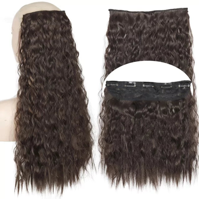 Aplique encaracolado cachos soltos em tic tac cabelo orgânico