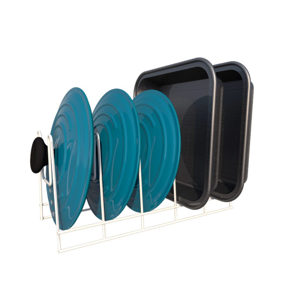 Holder for lids, molds and platters Essence White - 31 cm