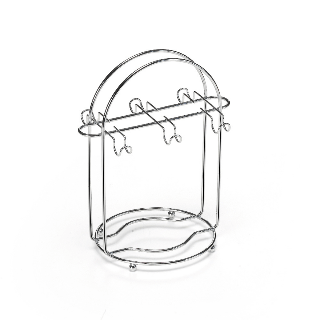 Coffee cup stand Art Cook Chrome plated steel