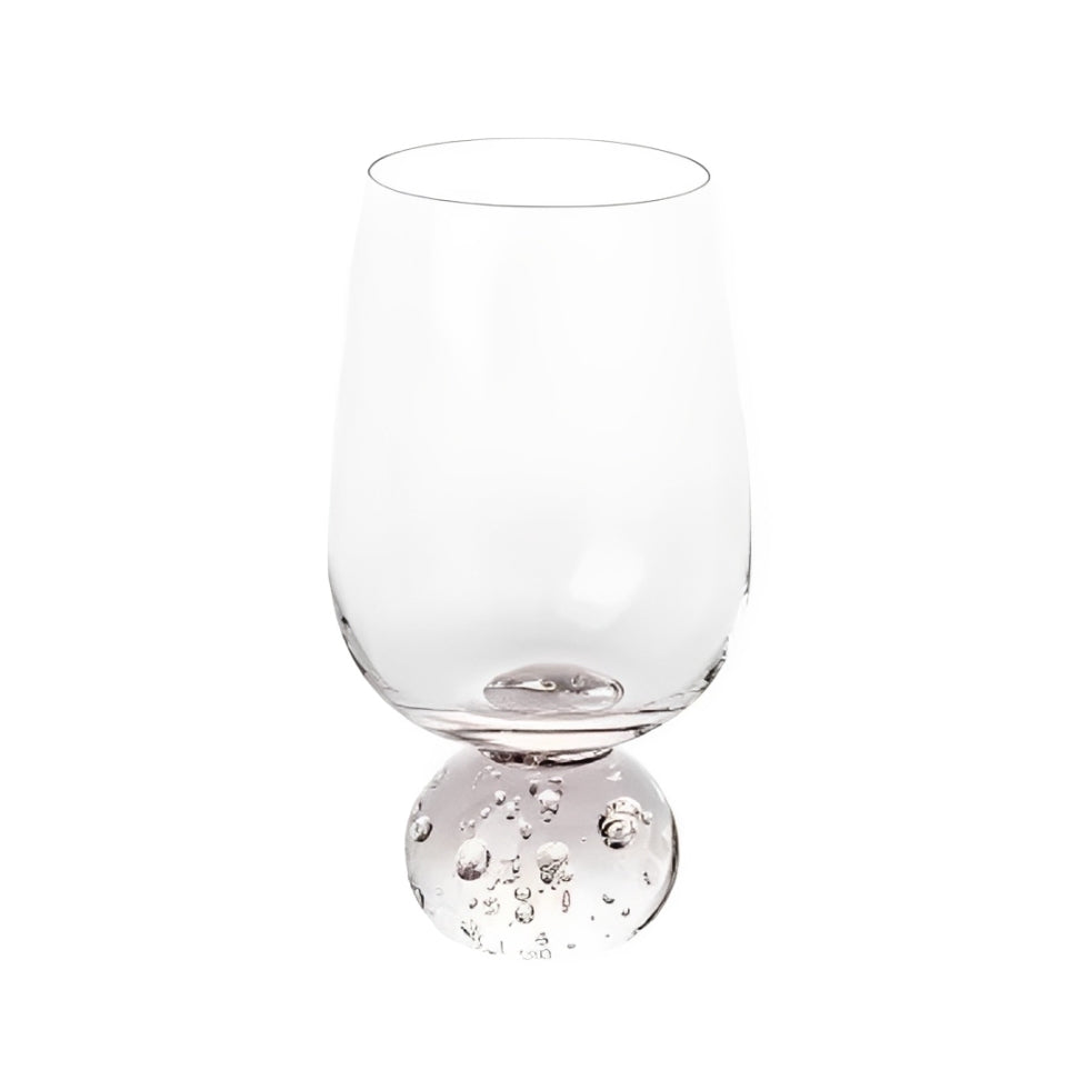Stemless wine glass for wine Glass with base Sphere Clear 540ml