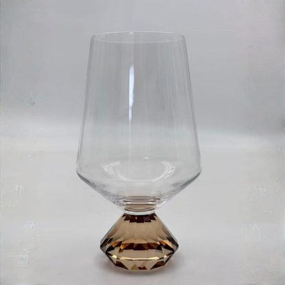 Wine glass of Glass for wine Tinto Diamond Amber
