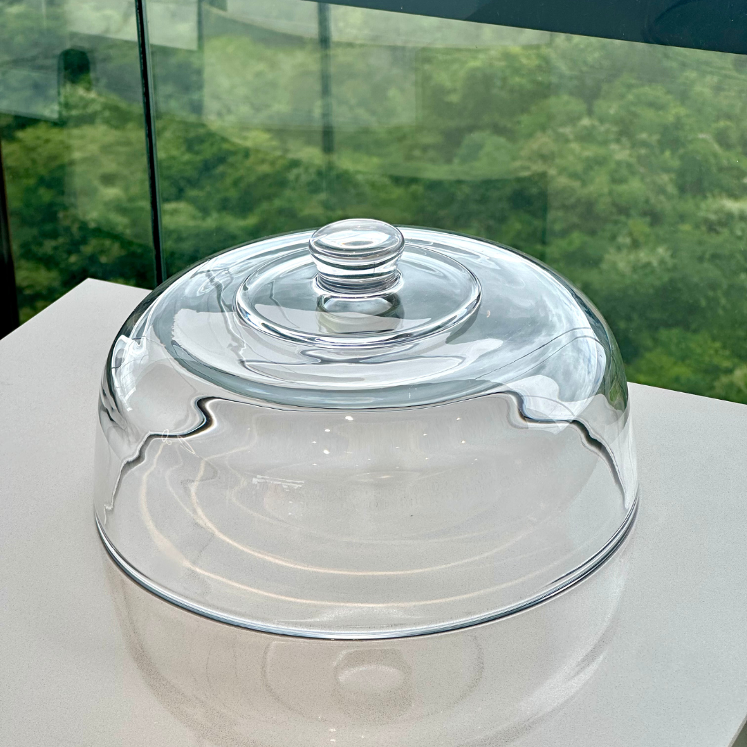 Lid for Cake stand in crystal 27cm Durable