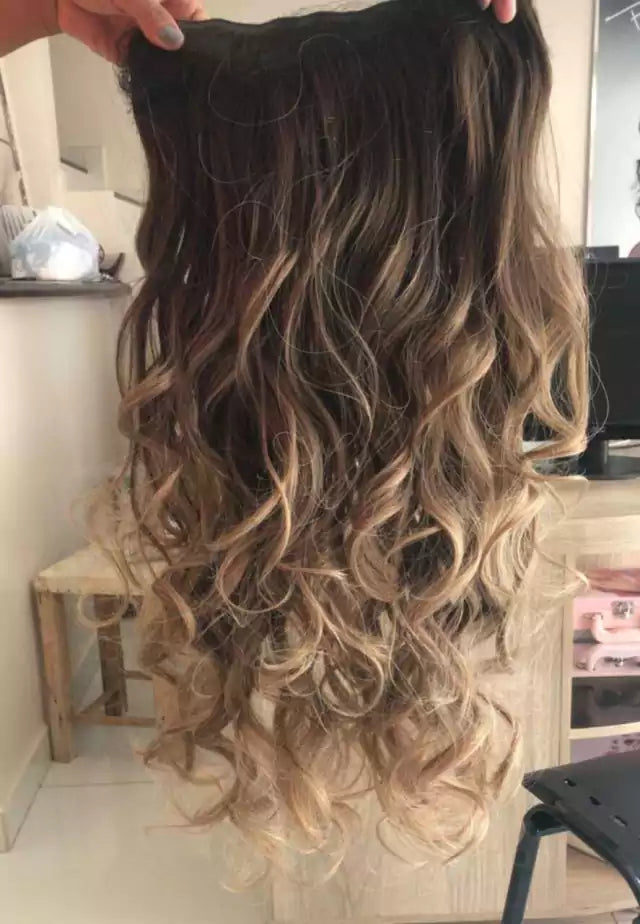 Aplique tic tac cabelo orgânico fibra premium