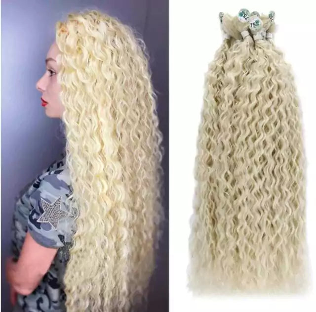 Pacotes na rede para entrelace cabelo orgânico