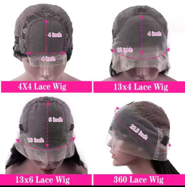 Lace wig cabelo humano
