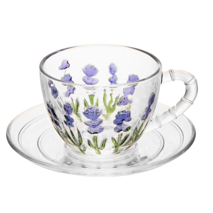 Kit 4 Coffee cups Crystal Lavender 80ml