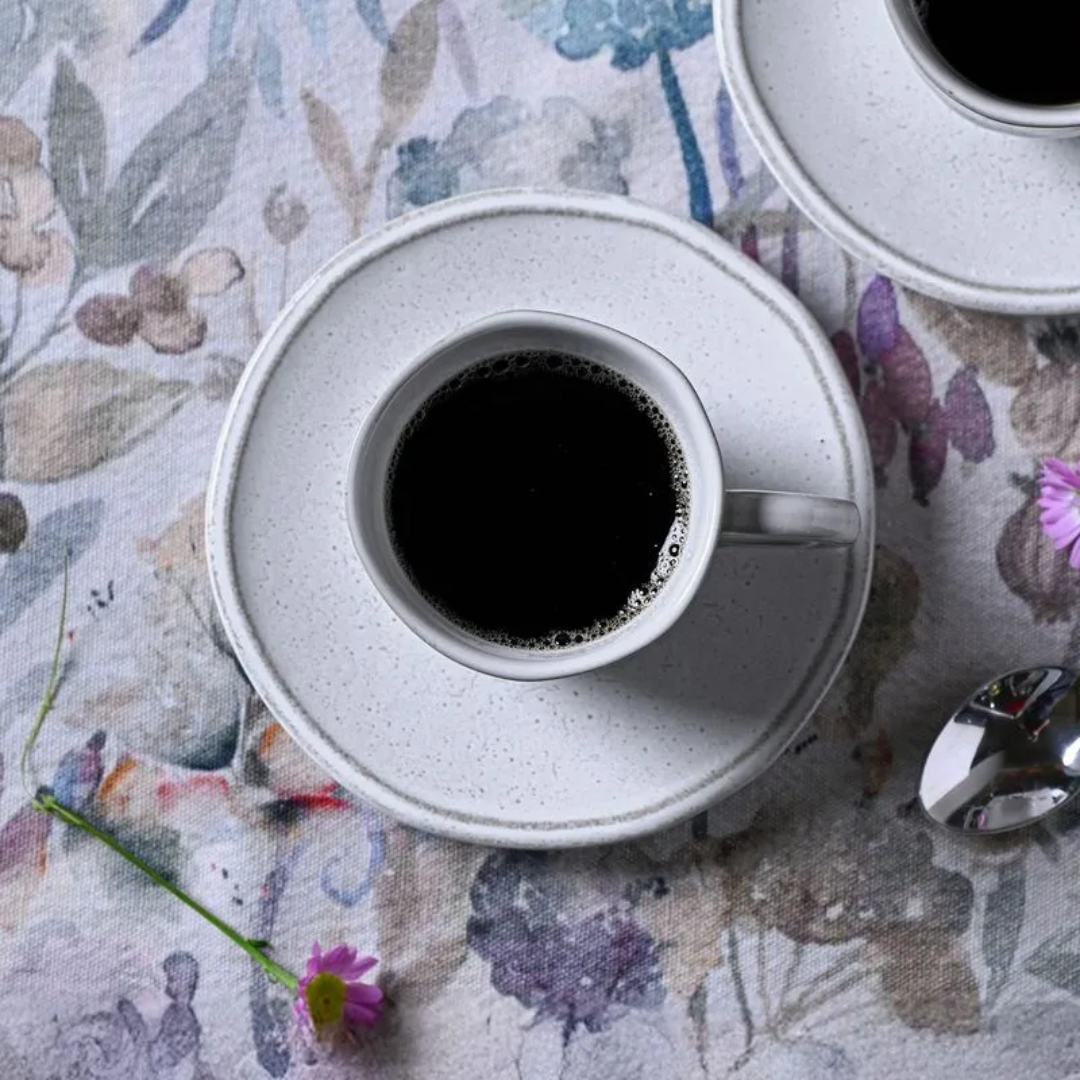 Set of 6 cups of Tea Ceramic Daily Snow 170ml