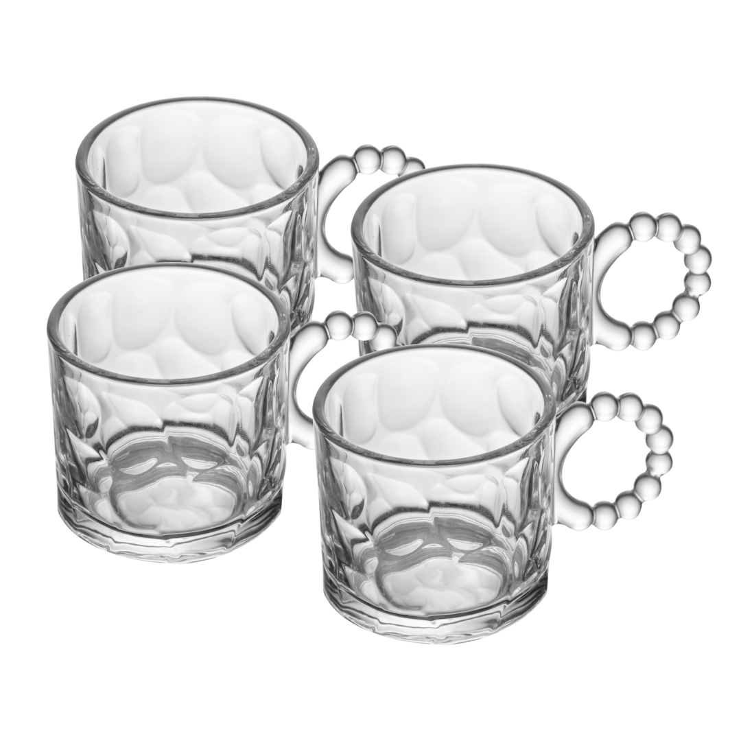 Set of 4 cups of Coffee Crystal Balls 100ml