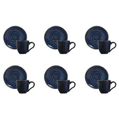 Set of 6 cups of Coffee Daily Happy 70ML