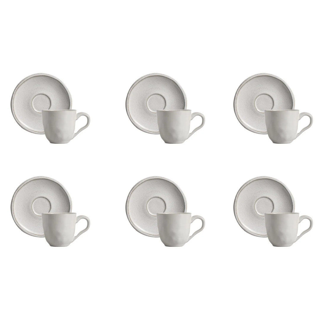 Set of 6 cups of Coffee Daily Snow 70ml